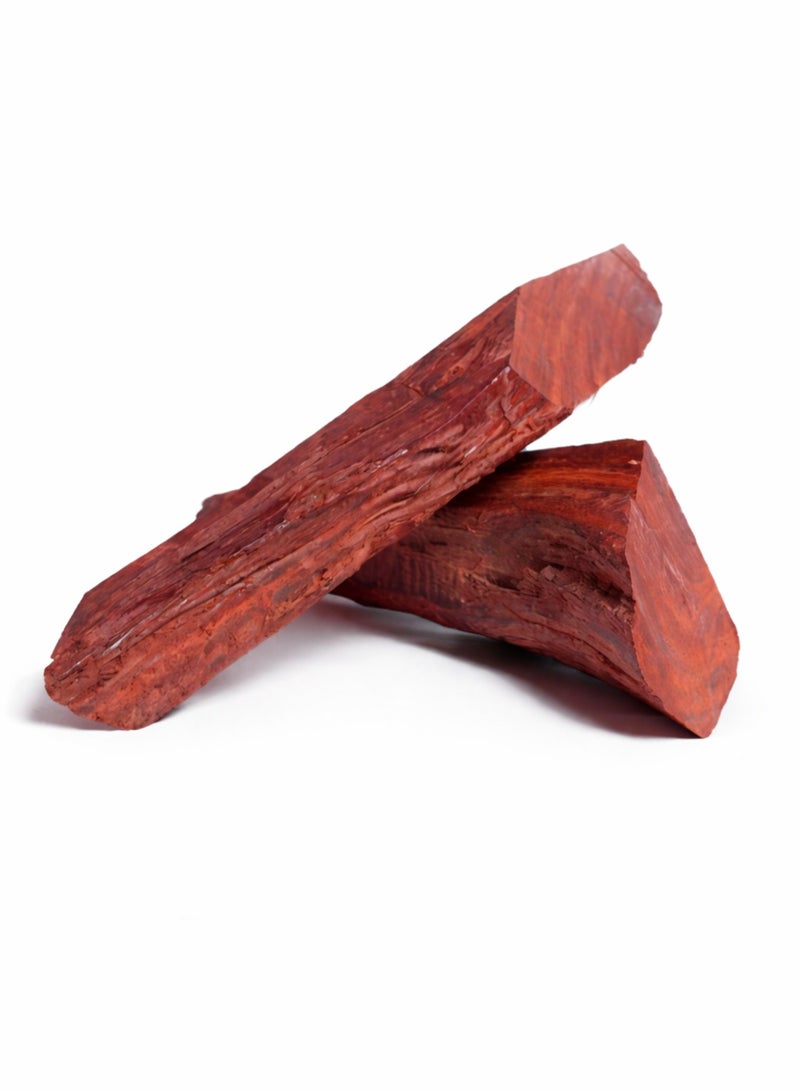 عود خشب الصندل الأحمر مع حجر الطحن | راكتا شاندان لقناع الوجه | عناية عشبية تقليدية للبثور وعلامات حب الشباب - Image 4